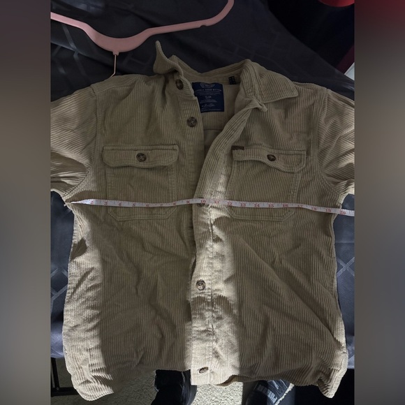 Buffalo David Bitton Beige Corduroy Shirt Jacket Small - Picture 8 of 10